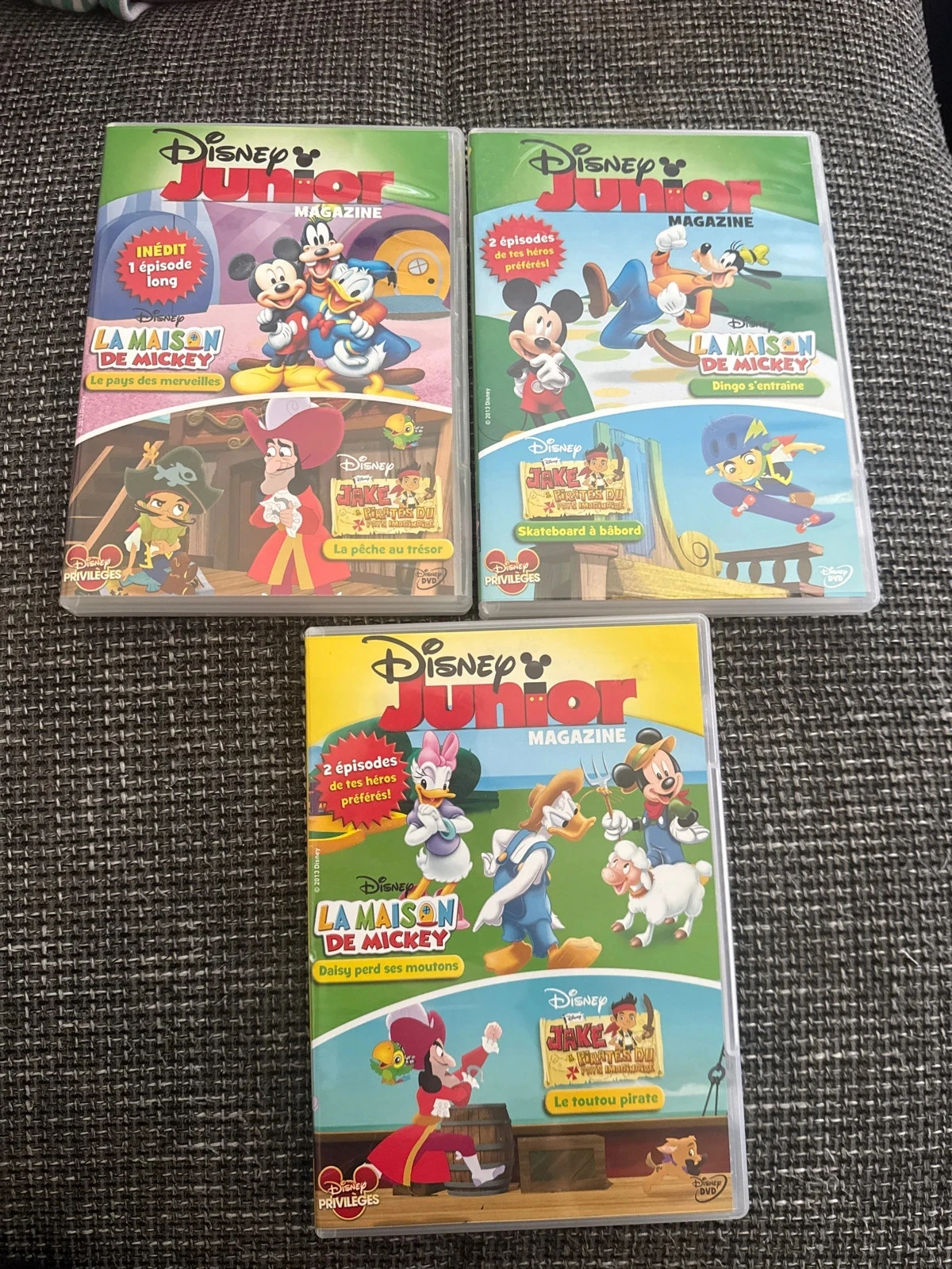 Lot de 3 DVD Disney Junior